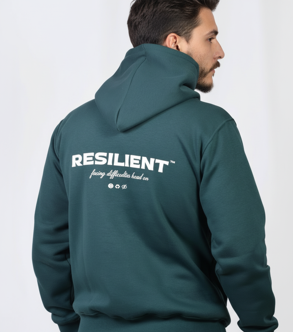 Back view with RESILIENT branding
