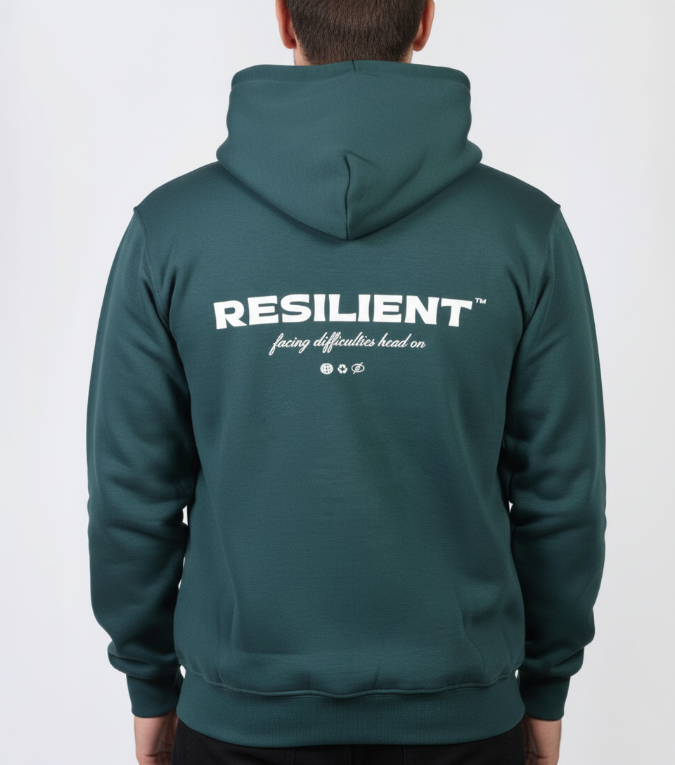 Back view with RESILIENT branding