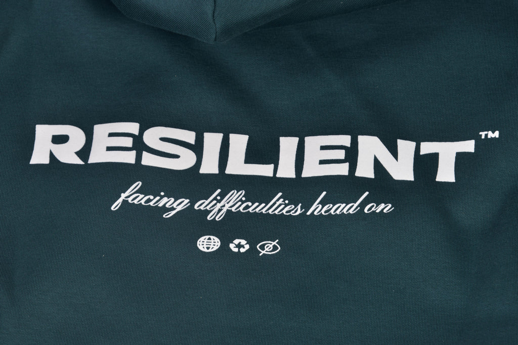 RESILIENT HOODIE VERT BOUTEILLE