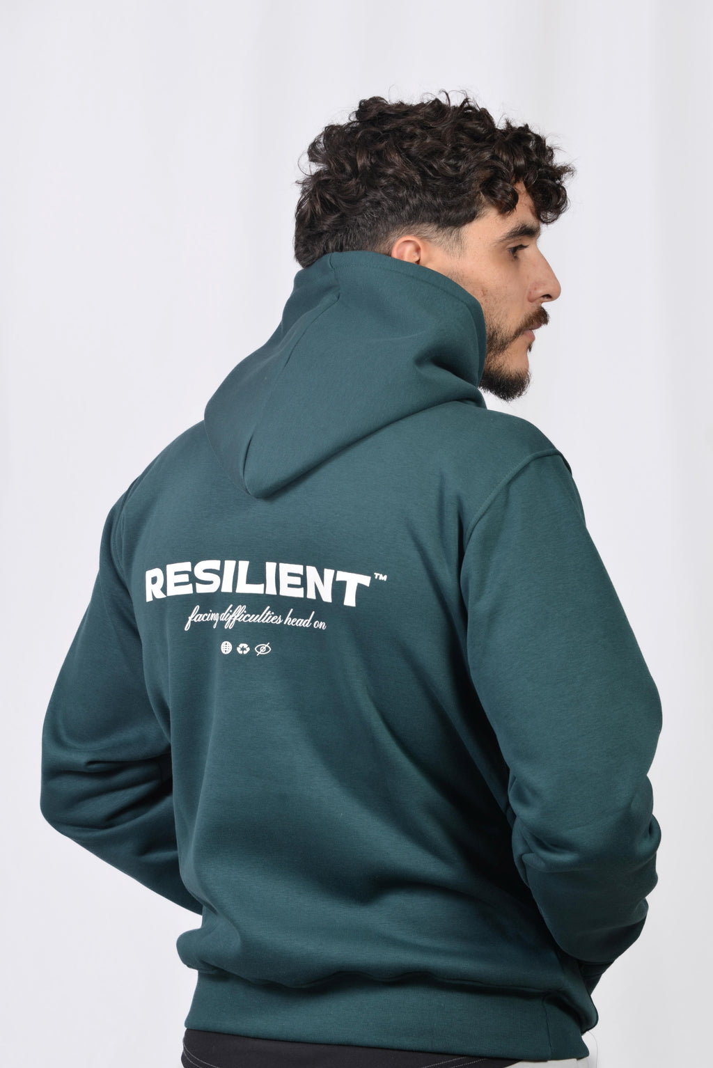 RESILIENT HOODIE VERT BOUTEILLE