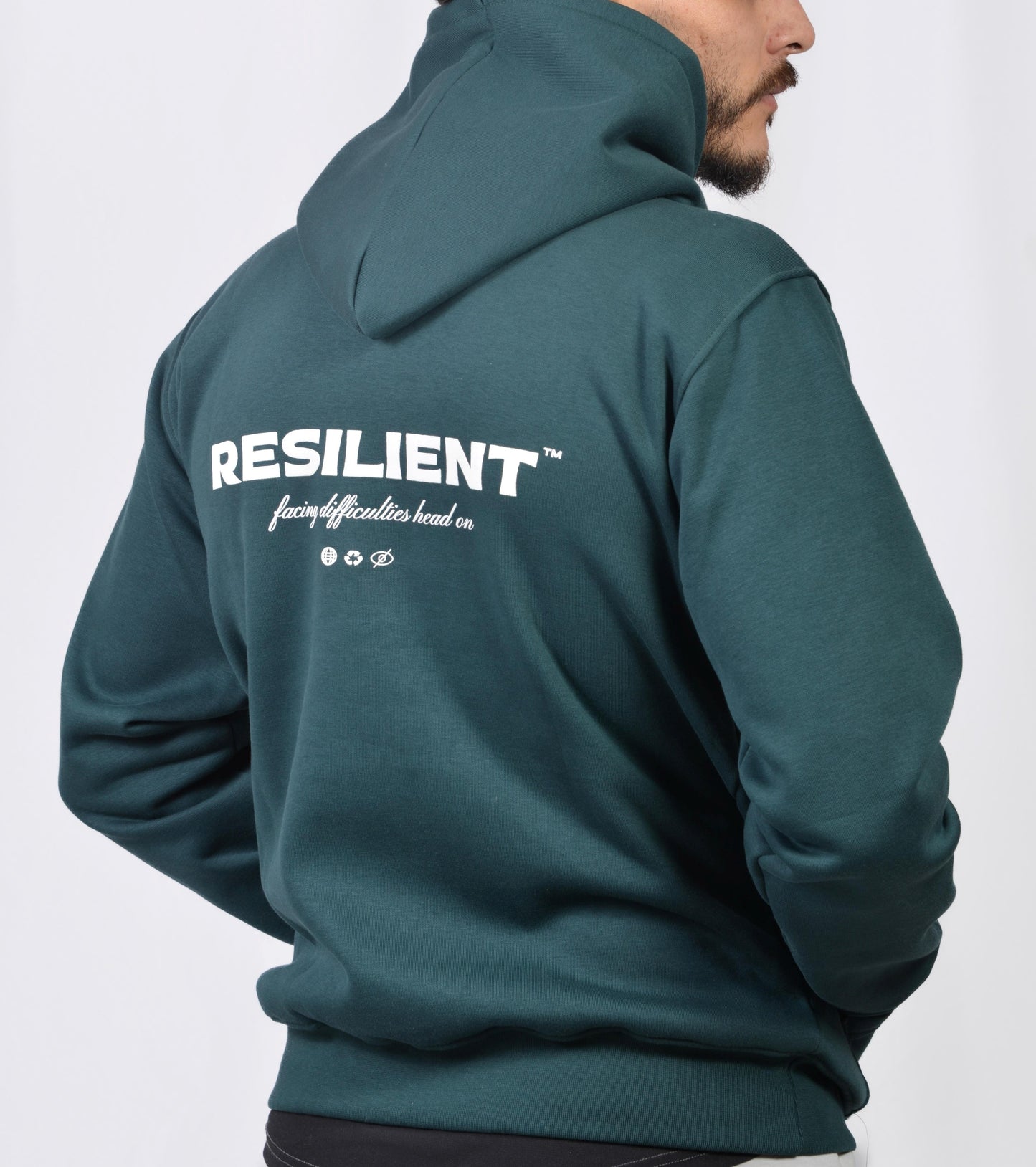 RESILIENT HOODIE VERT BOUTEILLE