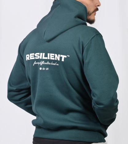 RESILIENT HOODIE VERT BOUTEILLE