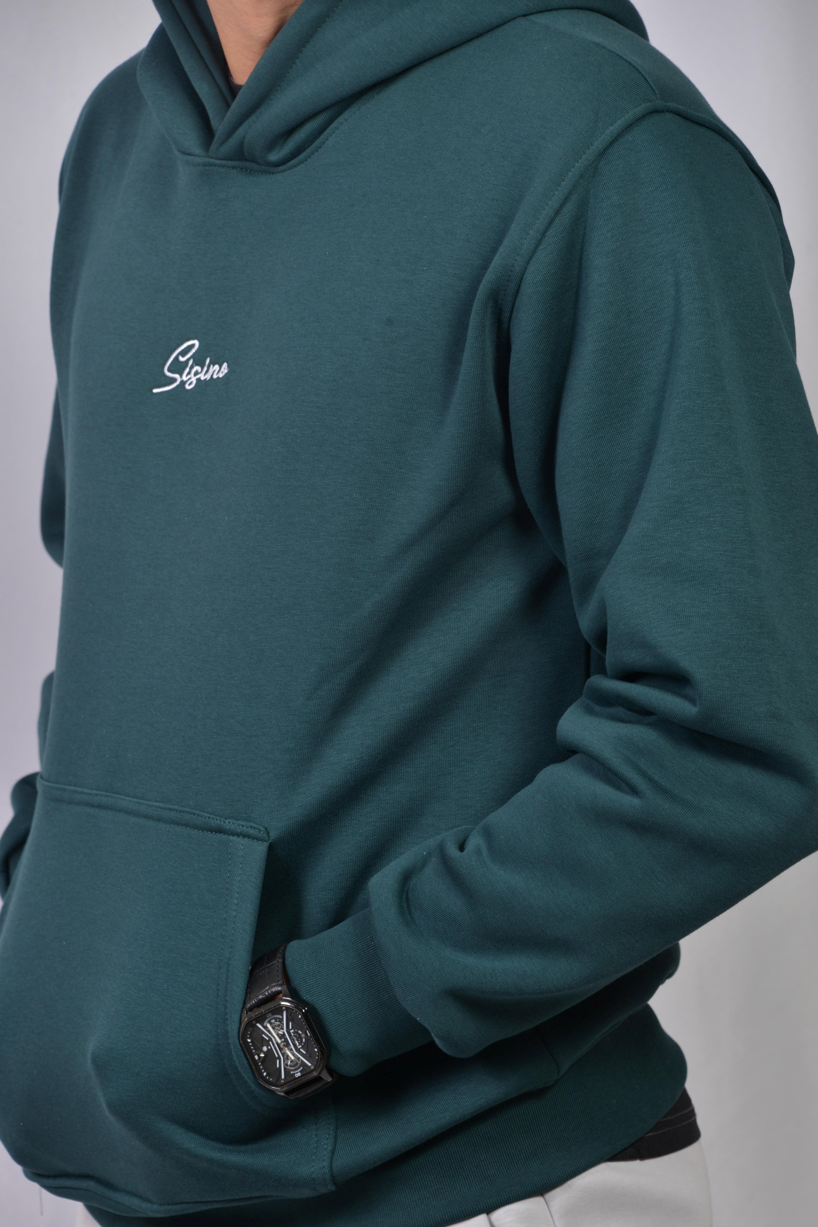 RESILIENT HOODIE VERT BOUTEILLE